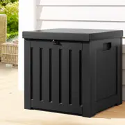 80L Outdoor Storage Box Waterproof Container Indoor Garden Toy Tool Shed