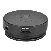 Bonelk Long-Life USB-C to 6-in-1 Round Multiport Hub (Black)