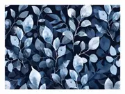 Blue Leaves Canvas Print
