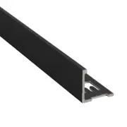 QEP 12.5mm x 3m Black Angle L Shape Tile Trim