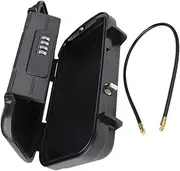 SHOWERORO Portable Travel Money Case with Combination Lock Multifunctional Organizer for Phones Valuables Stylish Cash Box for Secure Storage for Hotels and Beach Trips