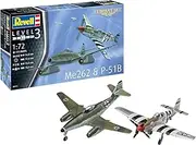 Revell Me262 & P-51B Mustang Combat Set Model Kit