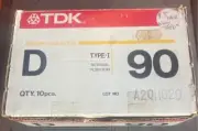 tdk D90 Rare Box Of cassettes Great Collectors Piece