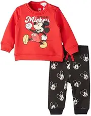[Disney] Baby Boys Dis BMB 51 12 A741 S1-3M Tracksuit Blush Standard, red, One size
