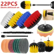 Kitchen Drill Cleaning Brush Set Powerful Sponge Time Saving Extension gukHE