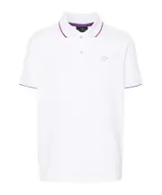 Paul Shark Pique Knit Polo Shirt XL,5XL,6XL,L,XXL,XXXL White