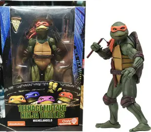 模型手辦 NECA 忍者神龜  7寸可動  1990電影版 TMNT 限定版 人偶模型手辦