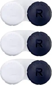 RHUI Contact Lens Case for Travel, Daliy Use-Black
