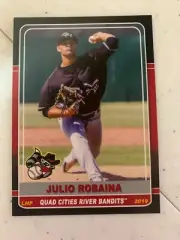 Julio Robaina 2019 Quad Cities River Bandits Team Card