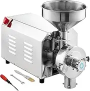 VEVOR Soybean Grinder Commercial Grinding Machine for Spices 3000W Corn Mill Grinder 100 KG/H Stainless Steel Corn Grinder Industrial Flour Milling Machine for Pepper Soybean Peanut Corn Grains