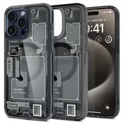 SPIGEN iPhone 15 Pro Max Case, 6.7 2023 Genuine Ultra Hybrid Zero One MagFit MagSafe Compatible Magnet Cover for Apple
