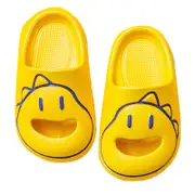 Nevenka Kids Slide Sandals Thickened Sole Ergonomic Slippers for Outdoor-Yellow