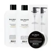 Balmain Moisturizing Trio Set, Jumbo Size / 1L