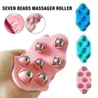 Magnet 7 Beads Massage Roller Handheld 360° Rotating Slimming Magnetic Therapy