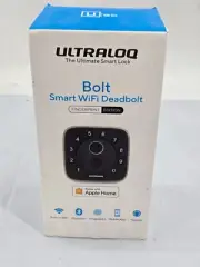 ULTRALOQ Bolt Fingerprint Smart Lock, Built-in WiFi Keyless Entry, ‎BOLT-F-NK