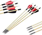 Archery Mini Bow and Arrow Set Mini Recurve Bow Hunting Longbow Mini Triangle Bow Compound Bow Right Left Hand for Shooting Practice (Type 1)