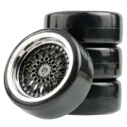 1/10 Rc Drift Car Wheels Tires For Tamiya tt01 tt02 Hpi Rs4 Sprint Traxxas 4tec