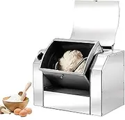 Commercial Dough Mixer, 1100W Stainless Steel Flour-Mixing Machine, 30kg/h Professional Dough Kneading Machine, for Making Pasta Pizza