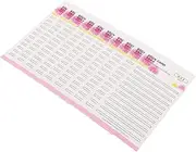 BAZEITFLOW 1 Set Eyelash Strips Holder Adhesive Strip Card for Lash Extensions False Lashes Storage Card