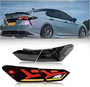 Taillights Compatible With Toyot Camry 2018-2022 SE XSE 8th Gen Accessories Sequential Turn Signal Brake Lights Back Custom DRL Dynamic Sta