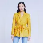 L’agence Jordana Wrap Sequin Blazer