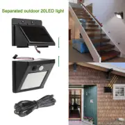 Solar Garden Lawn Light Outdoor LED Wall lamp Motion Sensor Night Sensor Light