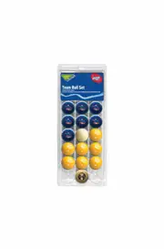 Adelaide Crows AFL 16 Ball Set V Colour Yellow