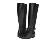 Brand new Steve Madden Women's Sydnee Wide Calf Black Leather Boots