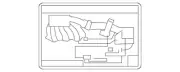 Genuine Toyota Vacuum Diagram 17792-0H050 (for: Toyota)