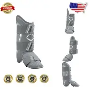 Pro-SRZ 2.0 Adult Batter's Leg Guard - Custom Fit Grey, Right-Handed Design