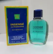 VINTAGE GIVENCHY INSENSE ULTRAMARINE EAU DE TOILETTE POUR HOMME SPRAY RARE
