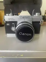 Canon FTb QL 35mm SLR Film Camera with 50mm F/1.8 Fast Prime Lens