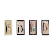 Australian Souvenirs Pen and Keychain Set Keyring Bulk Aussie Gift Silver Map