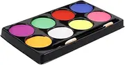 Face Paint Palette 8 Oil Paints Boys and Girls Body Painting Makeup Long Lasting Easy to Apply Remove for Parties Festivals