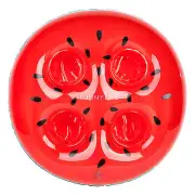 SUNNYLIFE - INFLATABLE WATERMELON DRINK HOLDER / POOL FLOAT TOY - HOLDS 4 CUPS