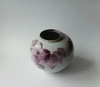 在飛比找Yahoo!奇摩拍賣優惠-日本 九谷燒 中村陶志人 雲錦紋 花瓶
