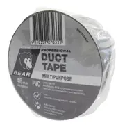 Bear 48mm x 30m Silver PVC Duct Tape - 30m Silver
