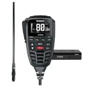 UNIDEN XTRAK80 UHF 80CH 5W RADIO+UNIDEN AT500BK 5.5DBI 73CM ANTENNA FULL BLACK