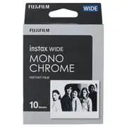 Fujifilm Instax Wide MonoChrome Film - 10 Sheets
