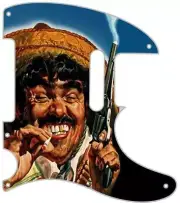 Pickguard Graphic to fit Fender Telecaster Guitar 5 hole '52 RI Bandito