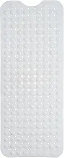 ENKOSI Bath Mat - Large Non Slip Bathtub & Shower Mat - Extra Long 40 X 16 Inch Bathroom Mats for Tub Nonslip Anti Slip Bathmats (40X16 White 1-Pack)