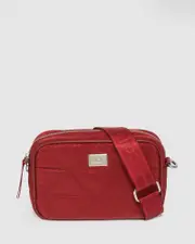 Red Alison Sports Crossbody Bag