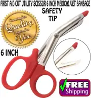 6 INCH EMT Scissors Shears Bandage Paramedic Trauma Medical Doctor First Aid