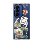 Galaxy Z Fold7 Clear Magnetic Case Melbourne Sticker