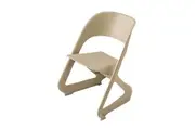 ArtissIn Dining Chairs Office Seat Stackable Plastic X4 Beige