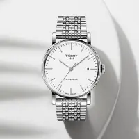 在飛比找Yahoo!奇摩拍賣優惠-＂手錶＂Tissot天梭魅時系列時尚經典簡約機械鋼帶手表男表