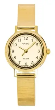 Casio Standard Analog Cream Dial Casual Women's Ladies Watch LTP-B170G-9BV