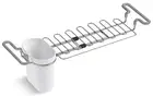 KOHLER Multi-Purpose Over-The-Sink Drying Rack, Caddy with Kitchen Towel Bar Hol