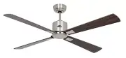 Smart Ceiling Fan Remote Control Dc Fan Neo 132cm Matt Chrome Wood Dark