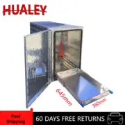 1450x500x700mm Black Aluminium Caravan Trailer Tool Box For Generator/Webber BBQ